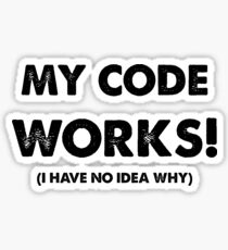 My code works Sticker
