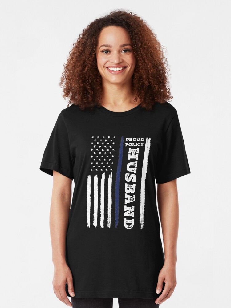 OrangePieces I Back The Blue Proud Police Wife Thin Blue Line Unisex Sweatshirt
