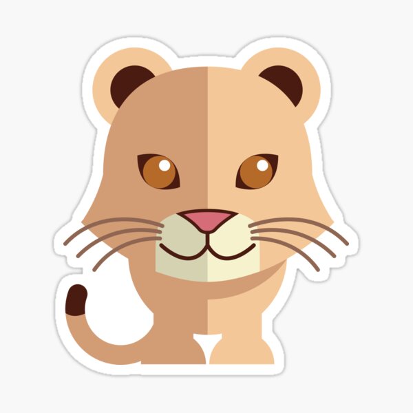 Item preview, Cute female cartoon lion designed and sold by Cute Art Design.