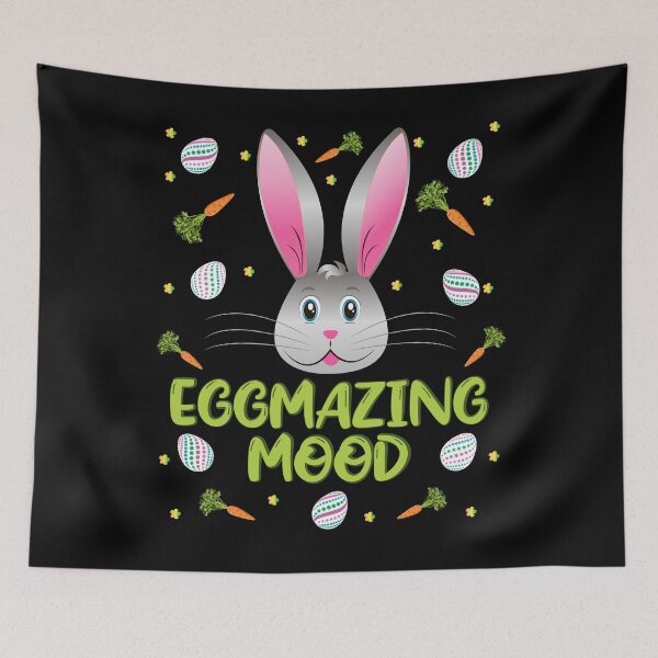 Item preview, Bunny Easter Eggmazing Mood Rabbit Carrot Egg Hunt Gift designed and sold by ZNOVANNA.