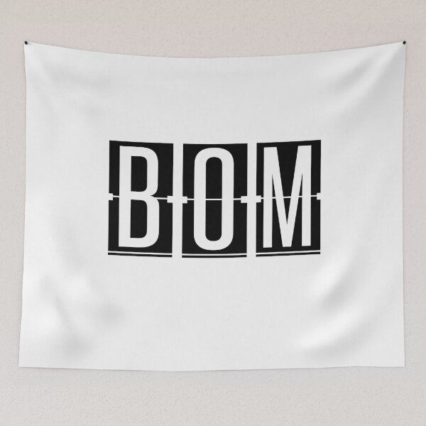 Item preview, BOM  - Mumbai - India - Airport Code Souvenir or Gift Design  designed and sold by Theodore Cory.