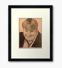 Chris Farley - Hand Drawn Framed Print