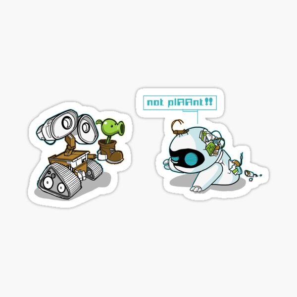 Eve zombie (plant) Sticker
