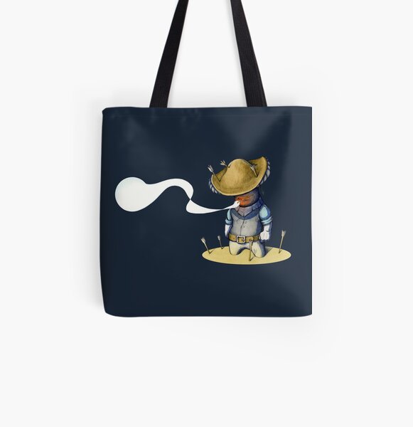 Champignon à flèches Tote bag doublé