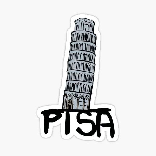 Pisa tower Sticker