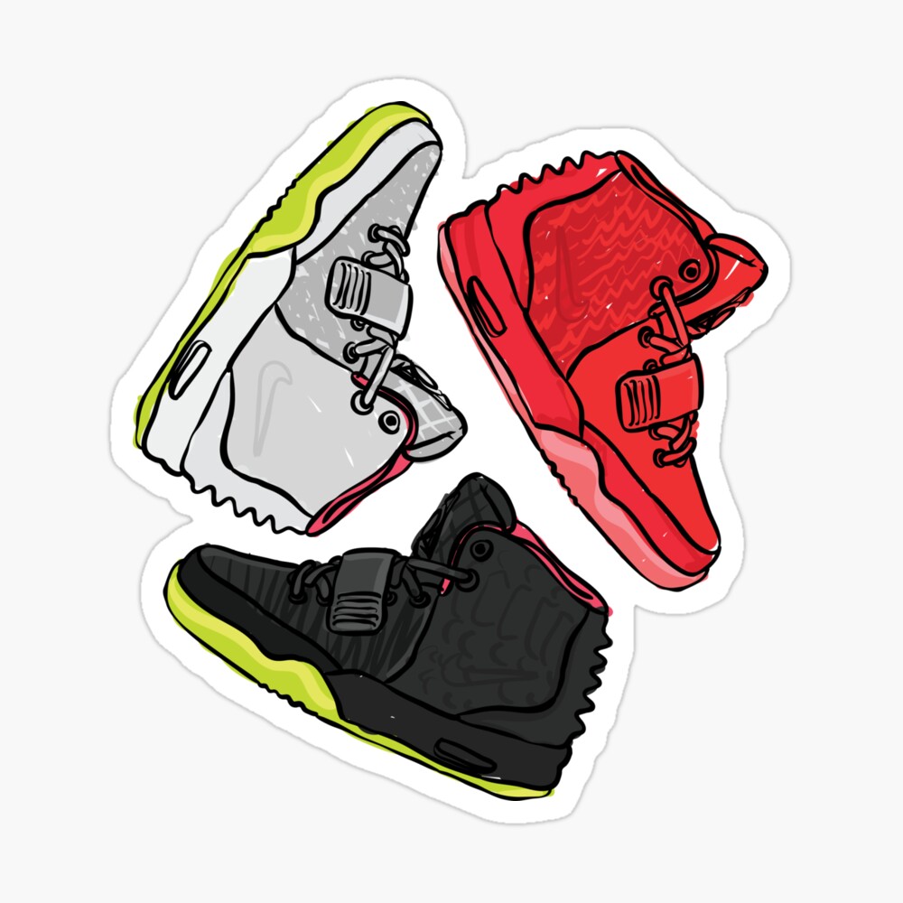 yeezy red october poster