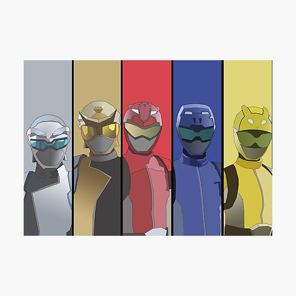 Power Rangers Blue Zord Movie Greats SINGLE CANVAS WALL ART Picture Print