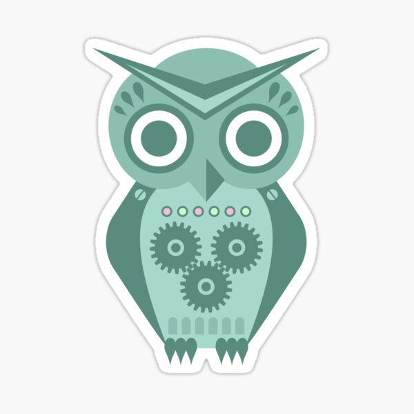 Bubo Sticker for Sale by Crestedge Designs