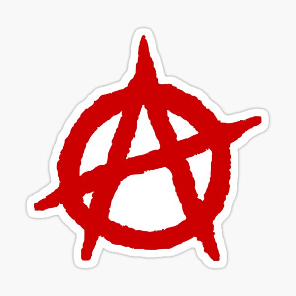 Anarchy Stickers For Sale Redbubble