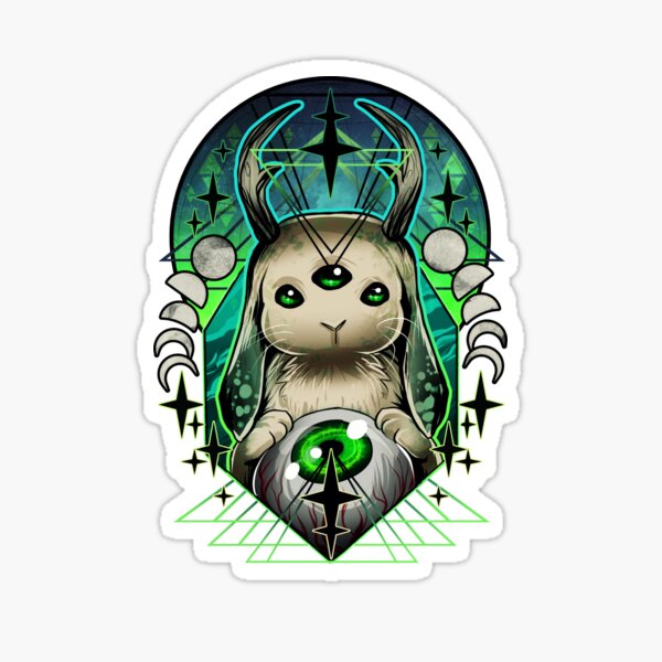 Space Bunny Sticker