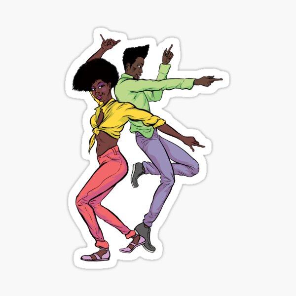 Dancing Duo Sticker