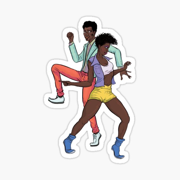 Dancing Couple Sticker