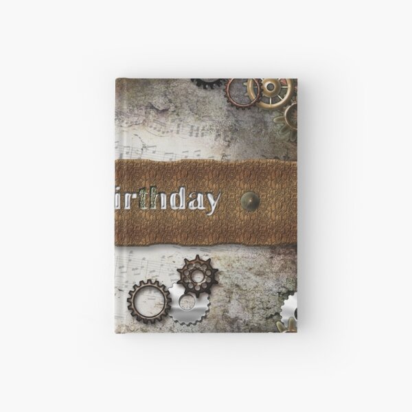 Steam Happy Birthday Hardcover Journal