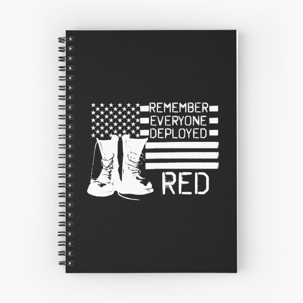 Item preview, RED Remember Everyone Deployed Veteran's Day designed and sold by BUBLTEES.