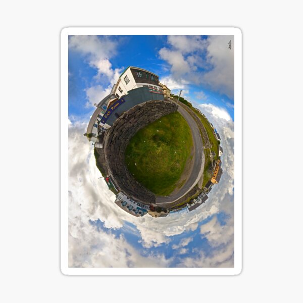 Tigh Ruairi - Inisheer Village (Sky out) Sticker