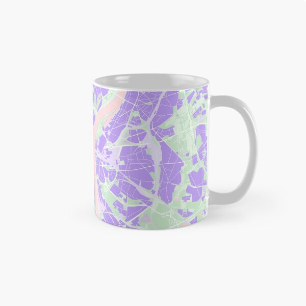 Item preview, Cologne map violet designed and sold by PlanosUrbanos.