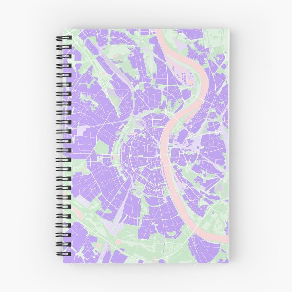 Item preview, Cologne map violet designed and sold by PlanosUrbanos.