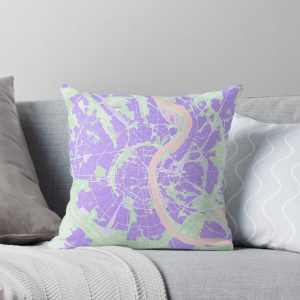 Item preview, Cologne map violet designed and sold by PlanosUrbanos.