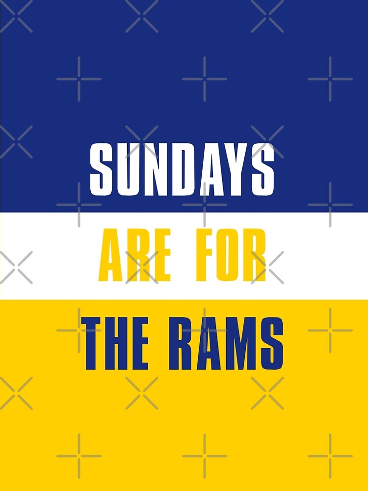 Sundays are for The Rams, Los Angeles Rams | Graphic T-Shirt Dress