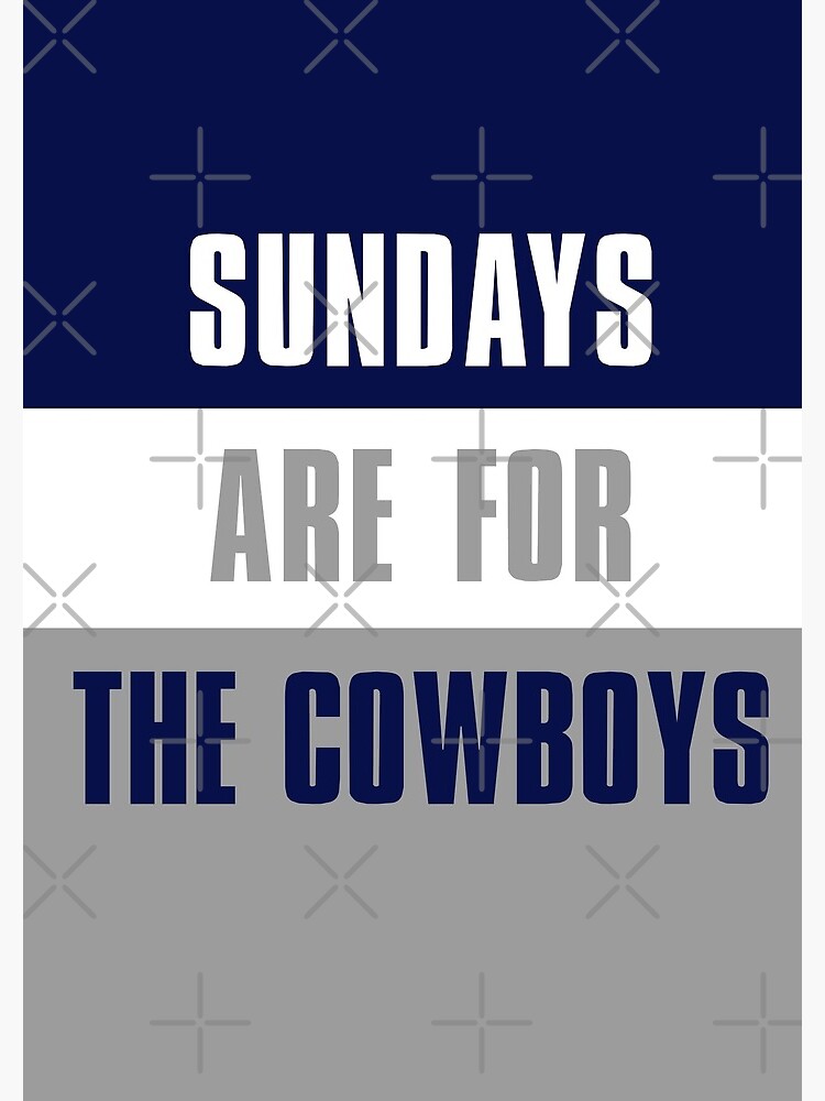 Sundays are for The Cowboys, Dallas Cowboys Throw Blanket for Sale by  elhefe