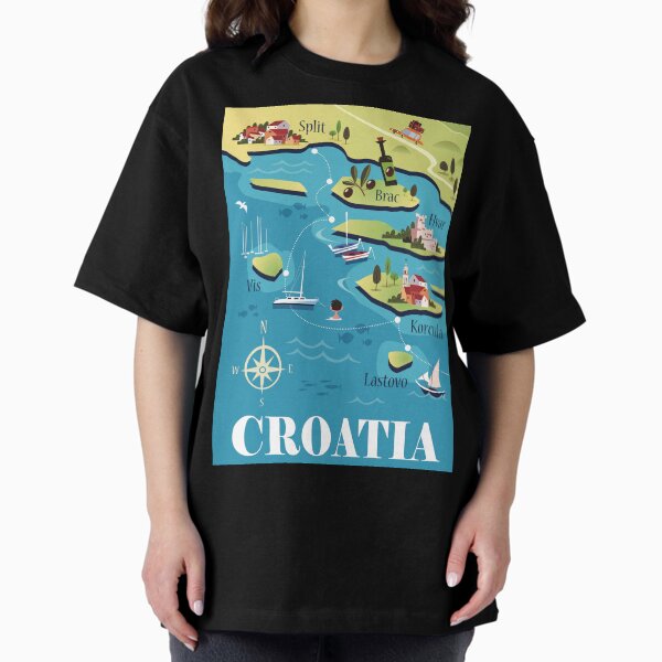Item preview, Croatia Travel Poster designed and sold by GAGodel.