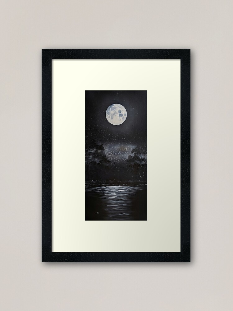 Thumbnail 1 of 7, Framed Art Print, The Calm Dark Hour designed and sold by MelanieJoy.