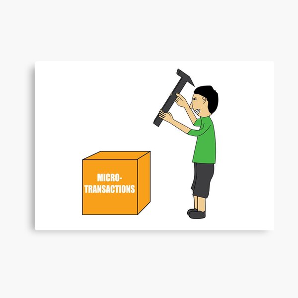 Item preview, Micro-transactions MUST BE DESTROYED designed and sold by Jstormblaze.