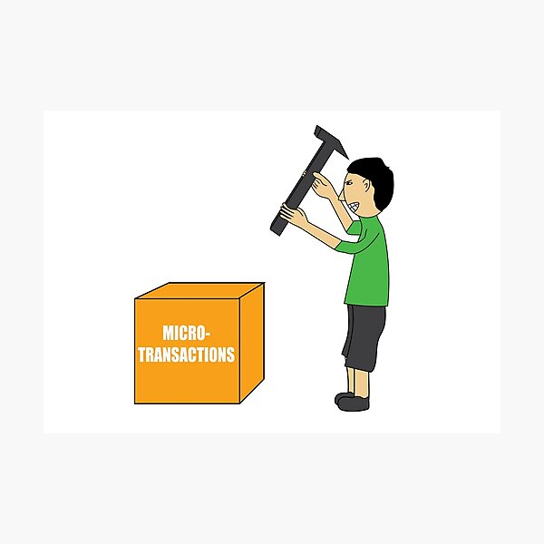 Item preview, Micro-transactions MUST BE DESTROYED designed and sold by Jstormblaze.