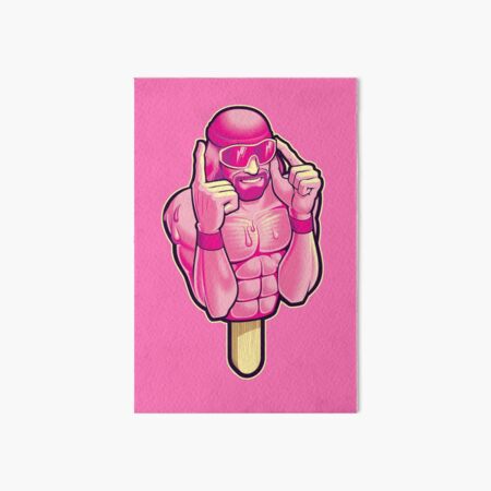 Wrestlepop: Savage Raspberry Art Board Print