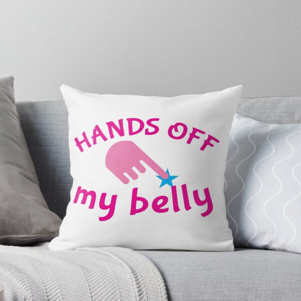 Item preview, HANDS off my BELLY! pregnancy funny design designed and sold by jazzydevil.