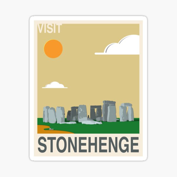 Item preview, Visit STONEHENGE Travel Poster designed and sold by FinlayMcNevin.