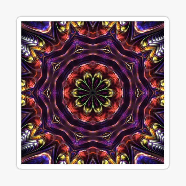 Aperçu de l'œuvre Colored Metal Kaleidoscope 02 créée et vendue par fantasytripp.