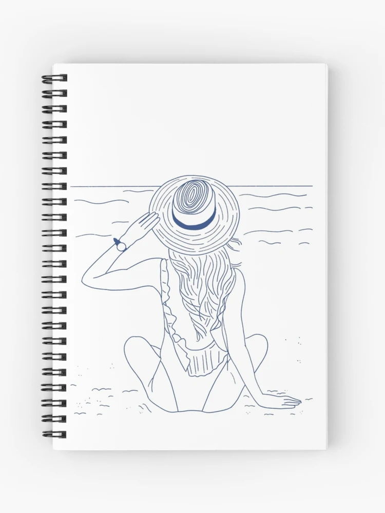 Beach Girl Kids Notebook
