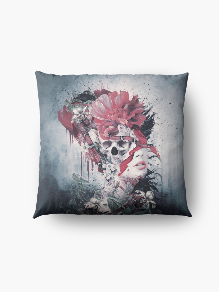 Alternate view of Skull Face Floor Pillow