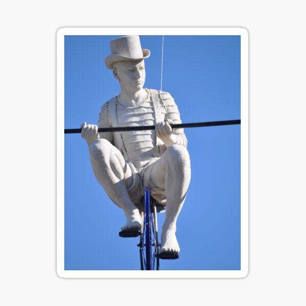 Guy on a Wire Sticker