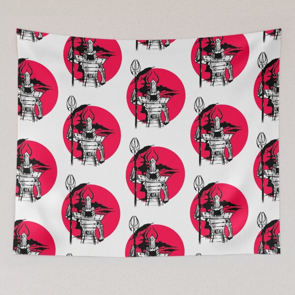 Item preview, Samurai Jack™ with Red Rising Sun, Bonsai and Samurai Armour! designed and sold by sketchNkustom.