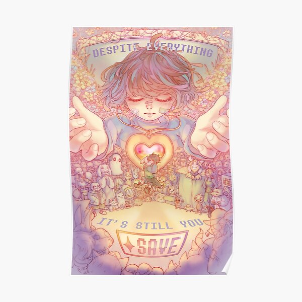 Chara Undertale Posters Redbubble