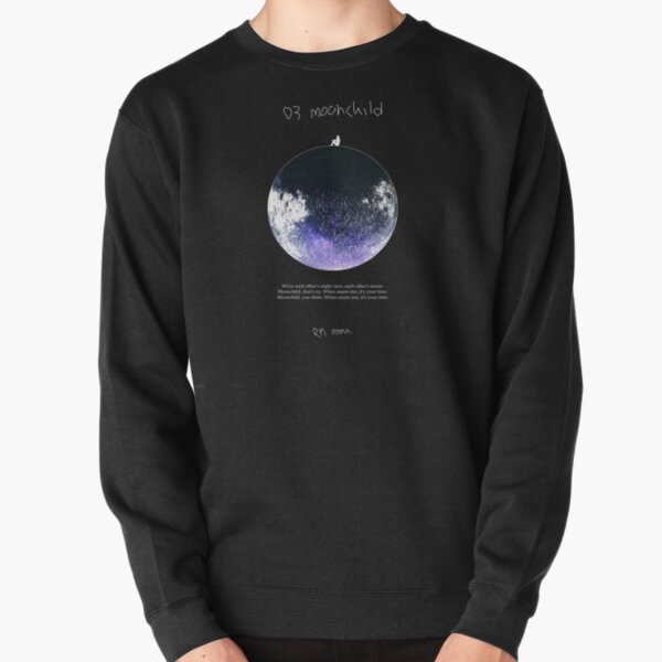 RM Mono. - Moonchild Dark Blue Pullover Sweatshirt