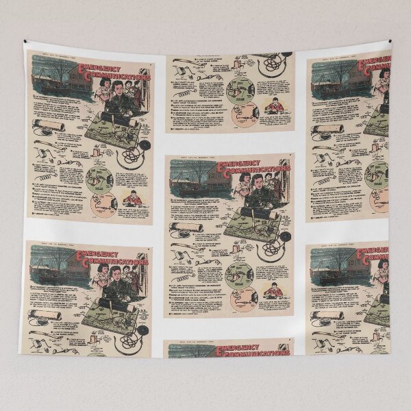 Item preview, Emergency Communications Advert. (Radio ham). designed and sold by timothybeighton.