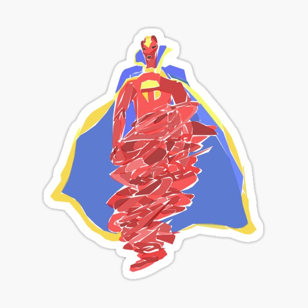 Vista previa del artículo con la obra «Tornado rojo», diseñado y vendido por newtegan.