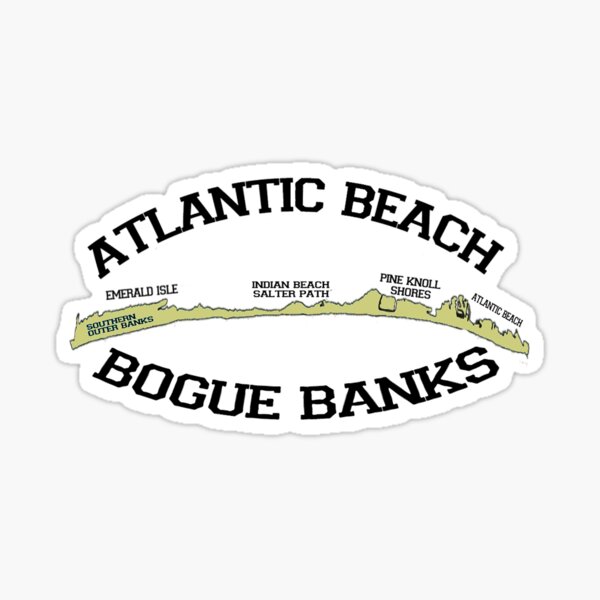 "Atlantic Beach North Carolina." Sticker for Sale by ishore1 Redbubble
