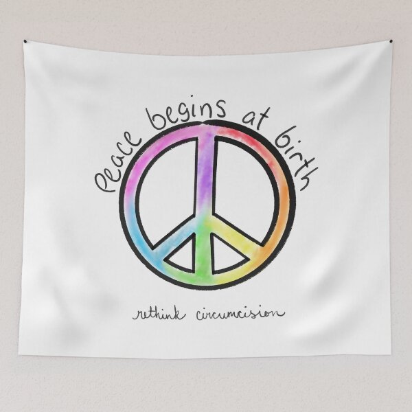 Item preview, Peace Begins At BIrth designed and sold by TheArtOfBirth.