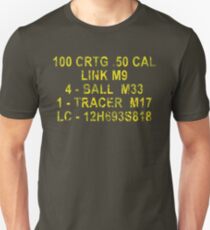 50 Cal Ammo Can Unisex T-Shirt