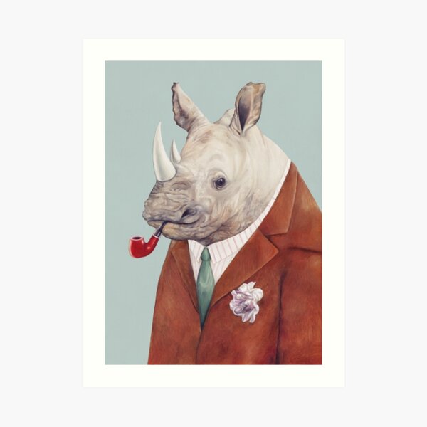 Rhinoceros Art Print