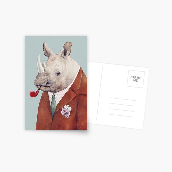 Rhinoceros Postcard