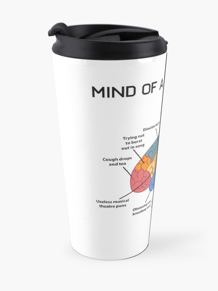 Alternate view of Mind of A Theater Kid Funny Musical Broadway Theater Nerd Actor Actress Drama Tee Gift Travel Mug