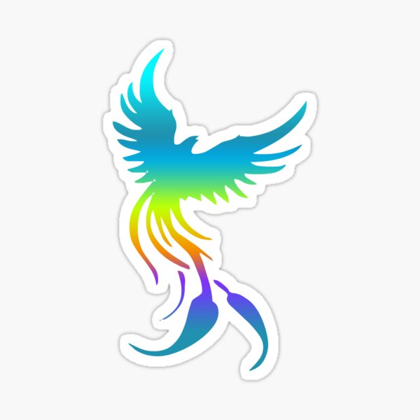 Colorful Phoenix Sticker