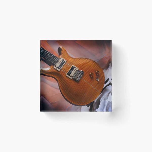 Item preview, Electric orange color guitar designed and sold by fineartbyK.