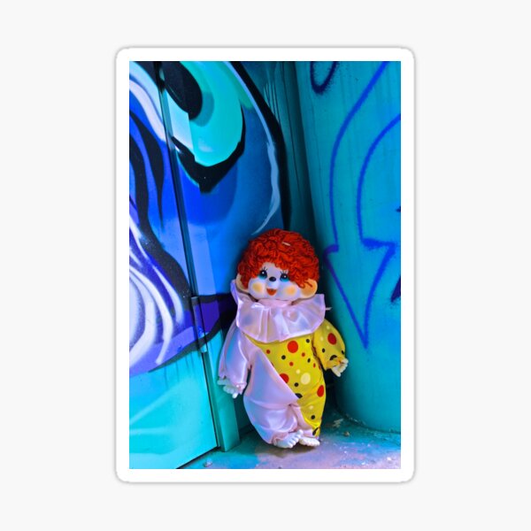 Back Alley Clown Sticker