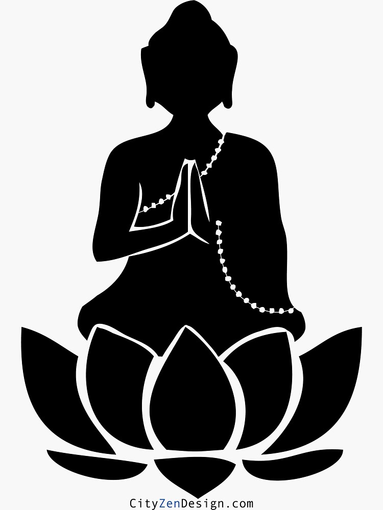 Buddha on a Lotus by CityZenDesign